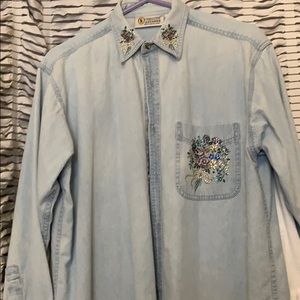 Christine Alexander Jean shirt